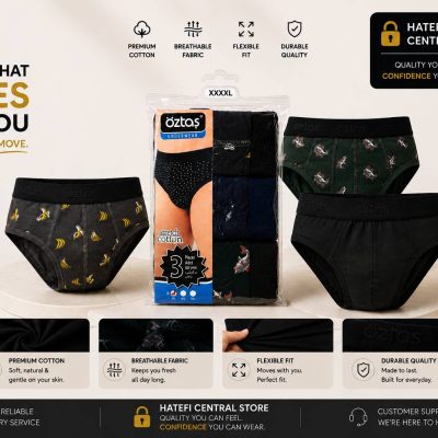 پک ۳ عددی شورت اسلیپ 3XL برند ازتاش کد 1-1753